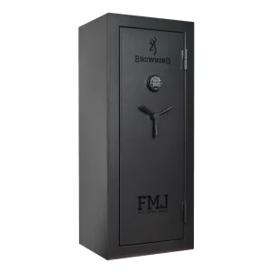 Browning FMJ 20 gun safe in textured black with electronic lock
