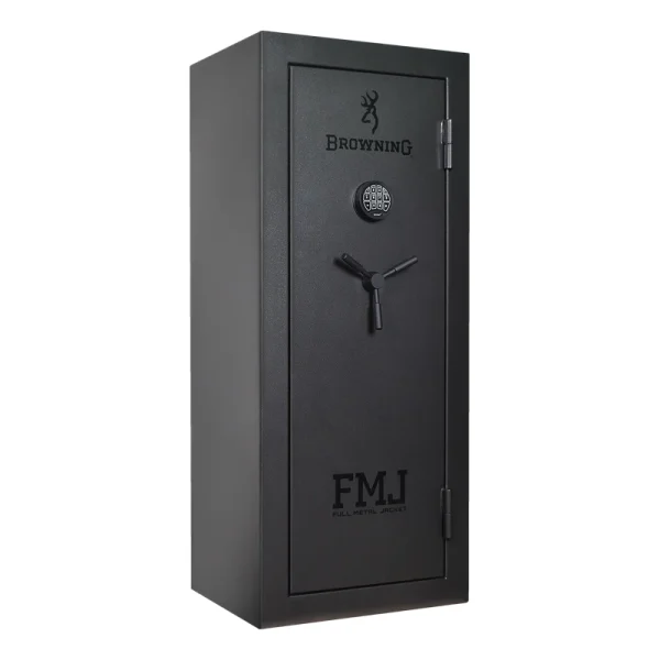 Browning FMJ 20 gun safe in textured black with electronic lock