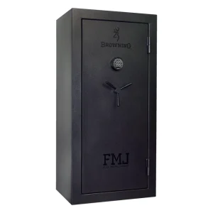 Browning FMJ 24 gun safe in textured black with electronic lock